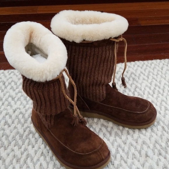 UGG Shoes - UGG AUSTRALIA Suburb Crochet Tall Boots UGG Shoes - UGG AUSTRALIA Suburb Crochet Tall Boots